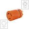 Ac Works Plug Adapter, L6-30R, L15-30P, L6-30P, 0 ft., Orange ADL1530L630 - alternate 5
